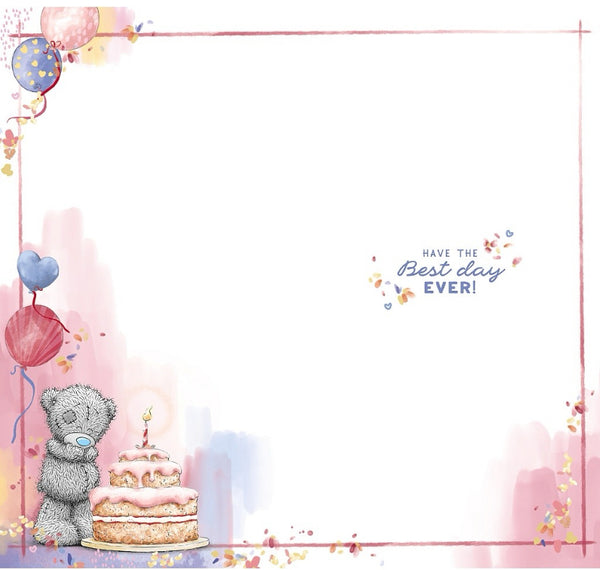 Me to you general birthday card - giant birthday cake