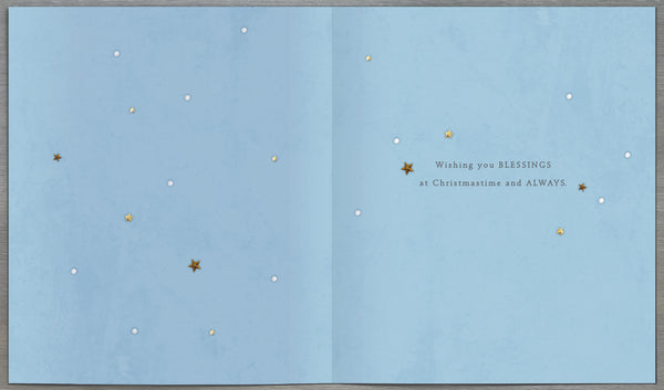Religious Christmas card - Nativity