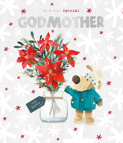 Godmother Christmas card - Boofle