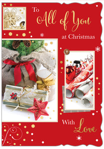 To all of you Christmas card- gifts and crackers