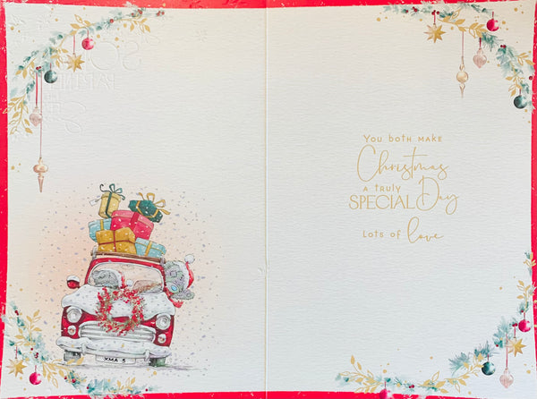 Me to you -Son and Partner Christmas card