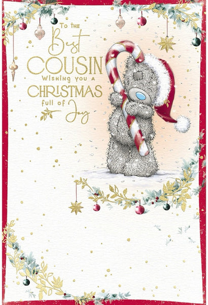 Me to you - cousin Christmas card