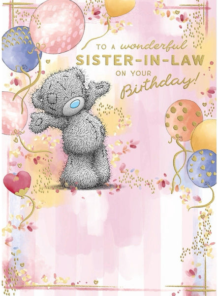 Me to you Sister in law birthday card