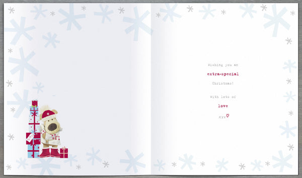 Granddaughter Christmas card- Boofle