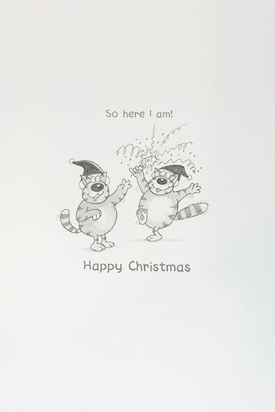 Husband Christmas card - lucky man