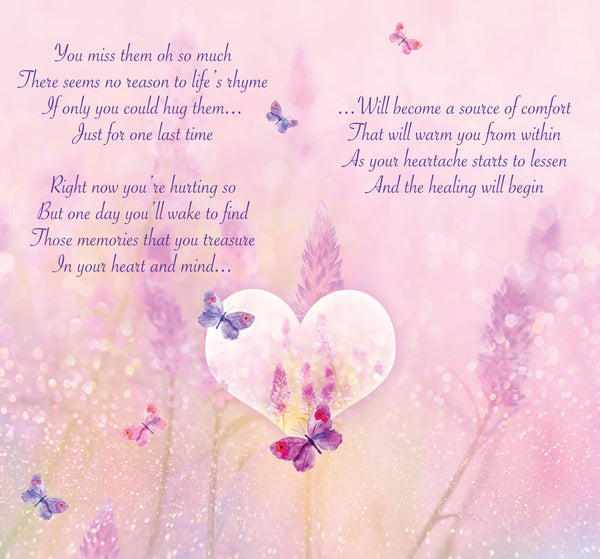 Sympathy card - caring verse