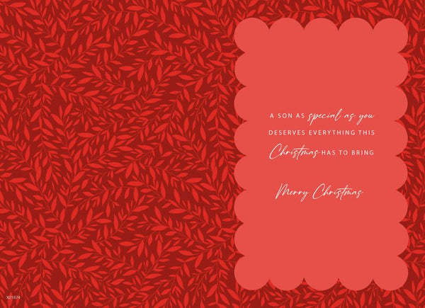 Son Christmas card- Christmas gifts