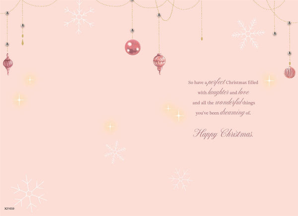 Niece Christmas card- beautiful dress