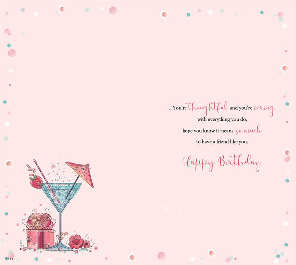 Friend birthday card- cocktails