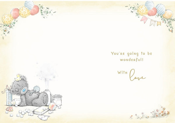 Me to you baby shower card