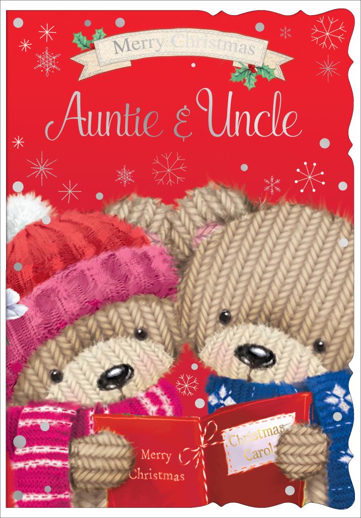 Auntie and Uncle- cute Xmas bears