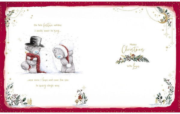 Me to you - Boyfriend Christmas card- boxed card