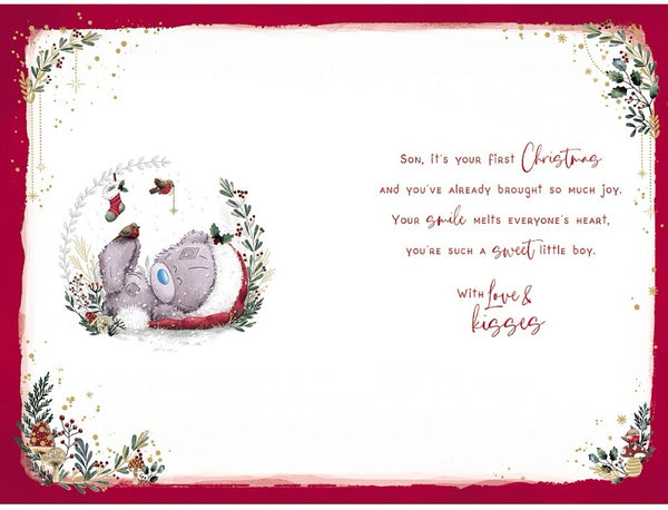 Me to you - Son’s first Christmas card