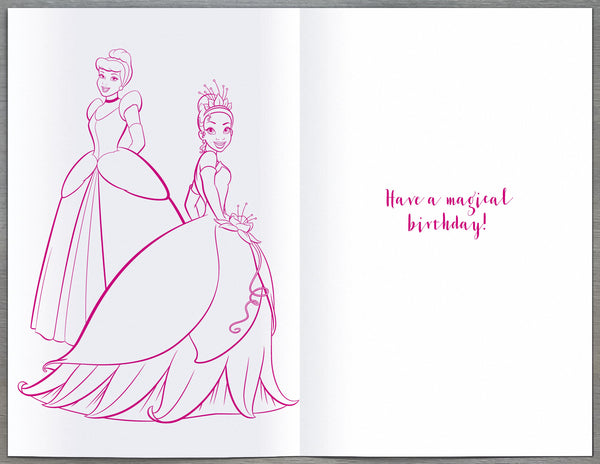 Birthday card - Disney Princesses