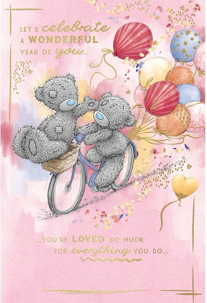 Me to you general birthday card - celebrate you