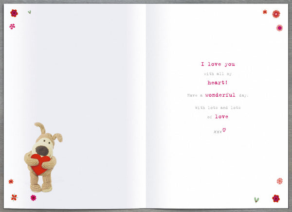 Girlfriend birthday card- Boofle
