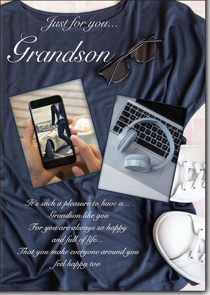 Grandson birthday card - sentimental