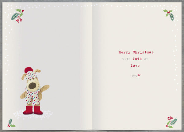 Auntie Christmas card - Boofle