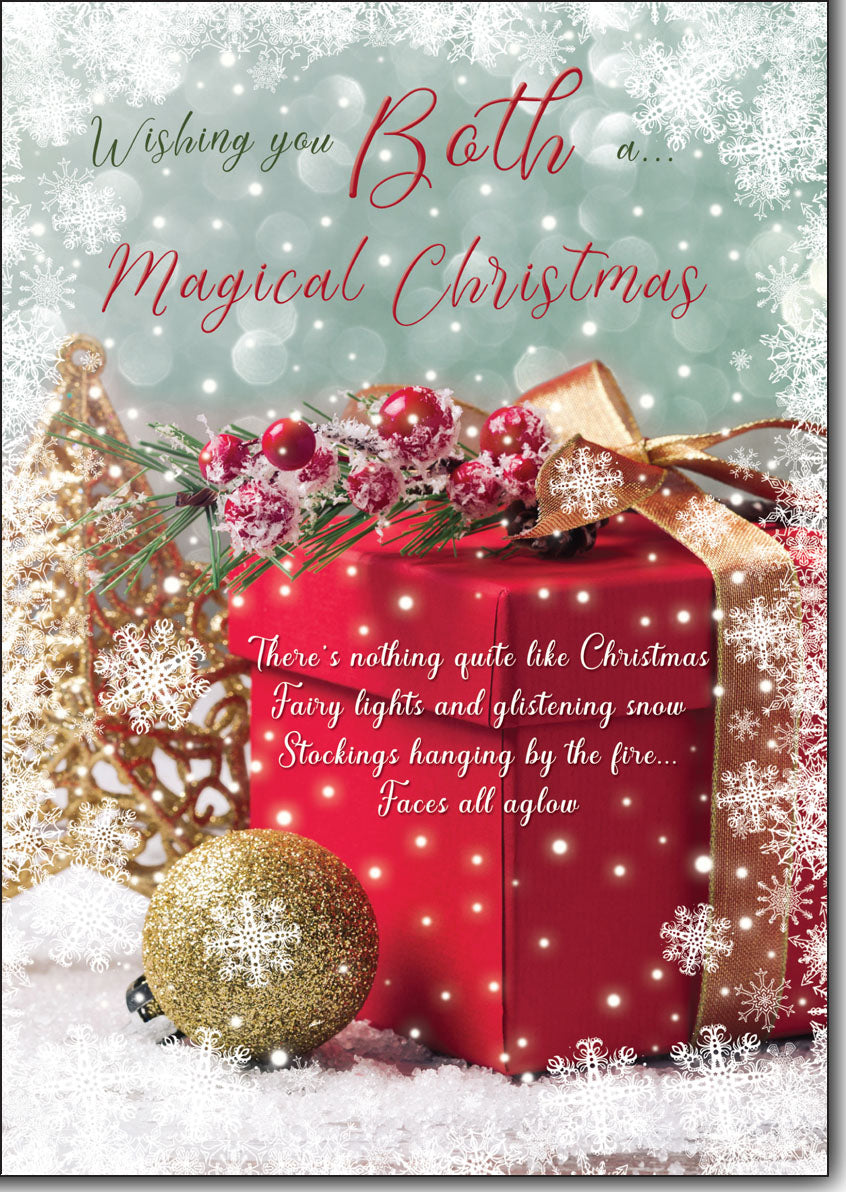 Both of you Christmas card - sentimental verse