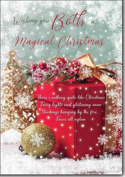 Both of you Christmas card - sentimental verse
