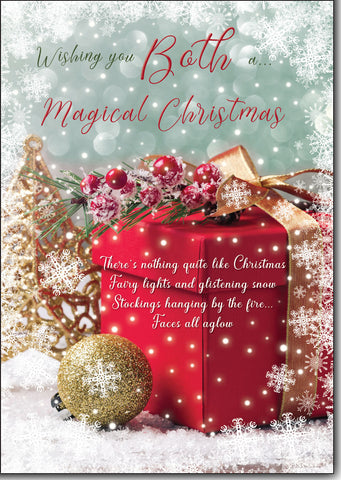 Both of you Christmas card - sentimental verse