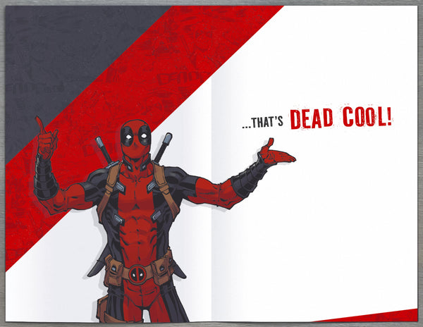Age 13 birthday card- Marvel Deadpool