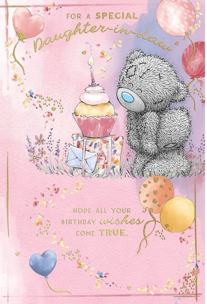 Me to you Daughter-in-law birthday card : party bear