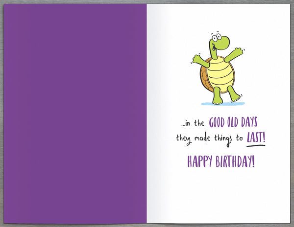 90th birthday card- wearing well