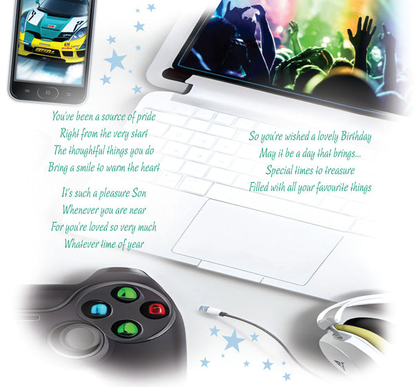 Son birthday card