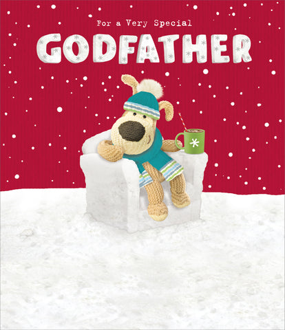 Godfather Christmas card - Boofle