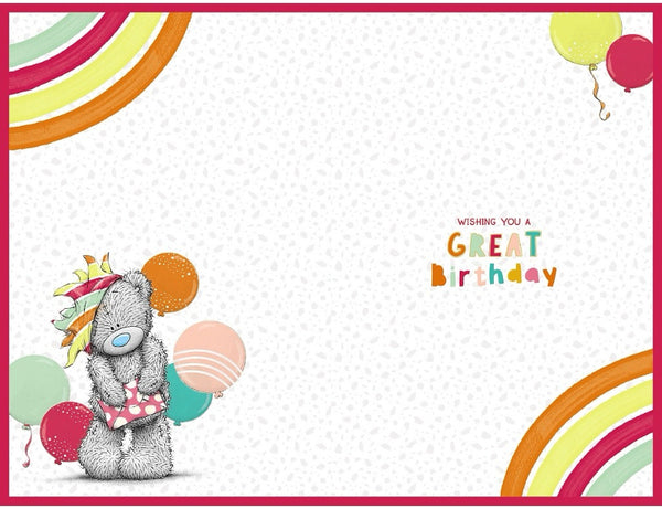 Age 3 birthday card - me to you bear