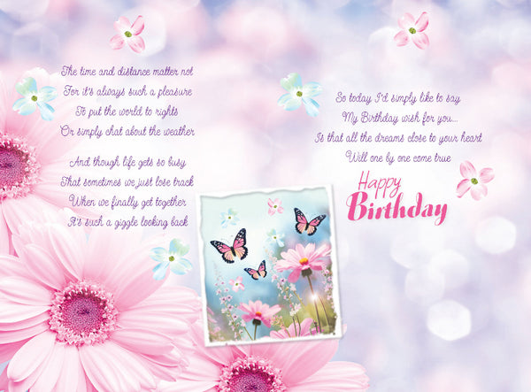 Someone Special birthday card - long verse