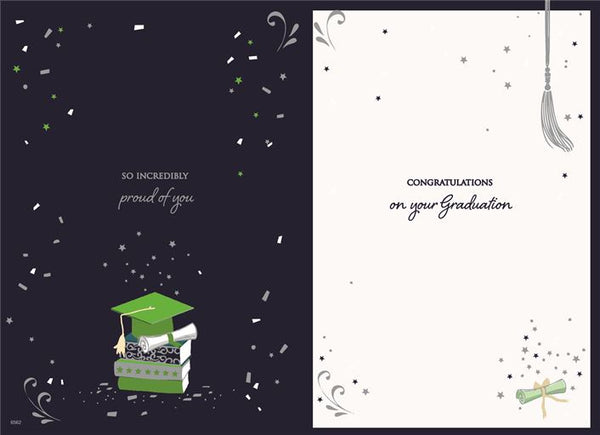 Son Graduation card-celebrate
