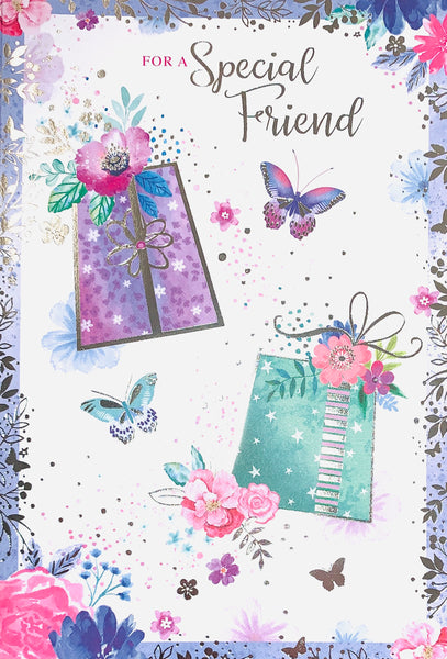Friend birthday card - butterflies