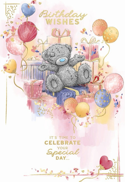 Me to you general birthday card - birthday gifts and balloons