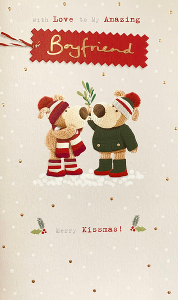 Boyfriend Christmas card - Boofle