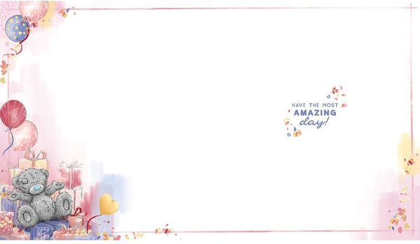 Me to you general birthday card - presents and balloons