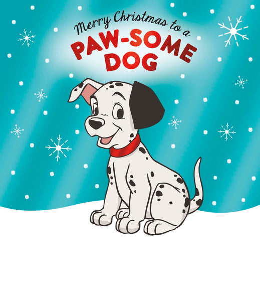 To the dog Christmas card - Disney 101 Dalmatians