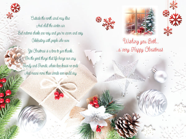 Daughter and Son-in-law Christmas card- sentimental verse