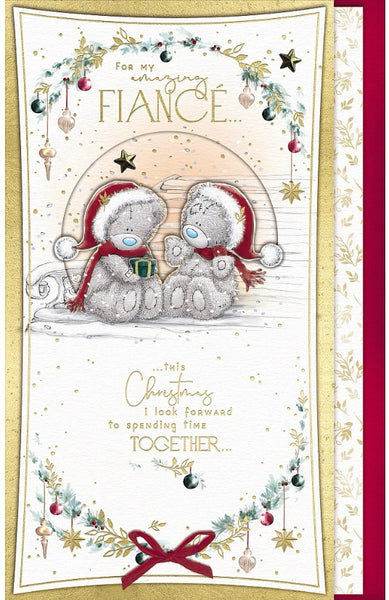 Me to you- Fiancé Christmas card- large card