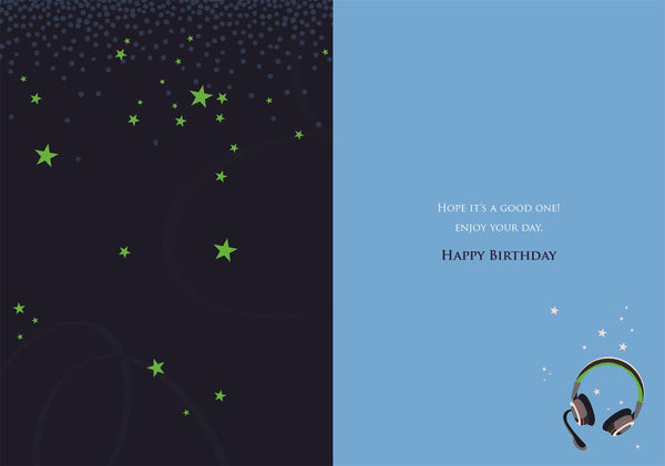 General birthday card - gamer