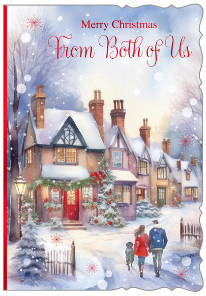 From both of us Christmas card - winter walk