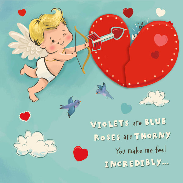 Funny Valentine’s Day card - Moving Cupid
