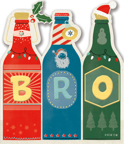 Brother Christmas card - festive drinks