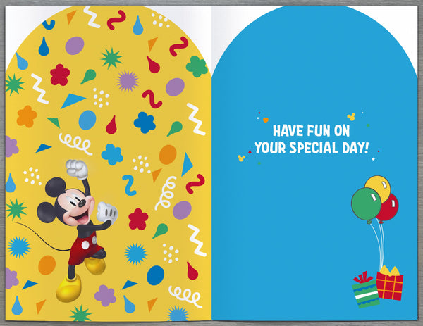 Age 2 Mickey Mouse birthday card