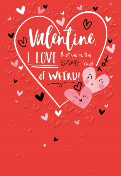 Valentine’s Day card - same weird