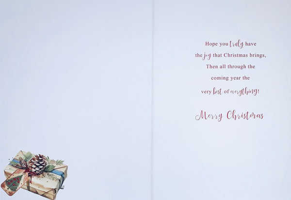 Dad Christmas card - Xmas beers