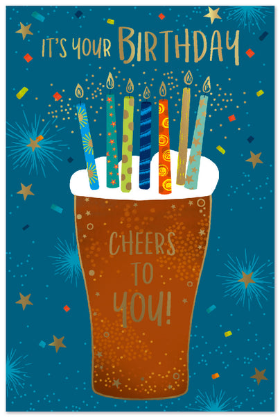 General birthday card - birthday cheers
