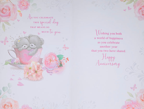 Your anniversary card - cute bears