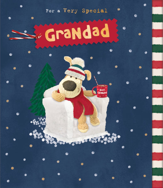 Grandad Christmas card - Boofle